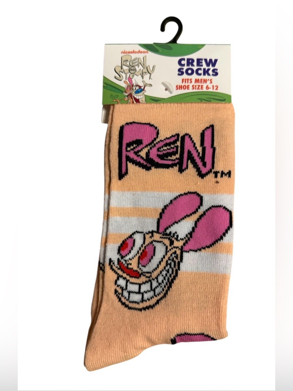 Nickelodeon Ren & Stimpy Character Crew Socks